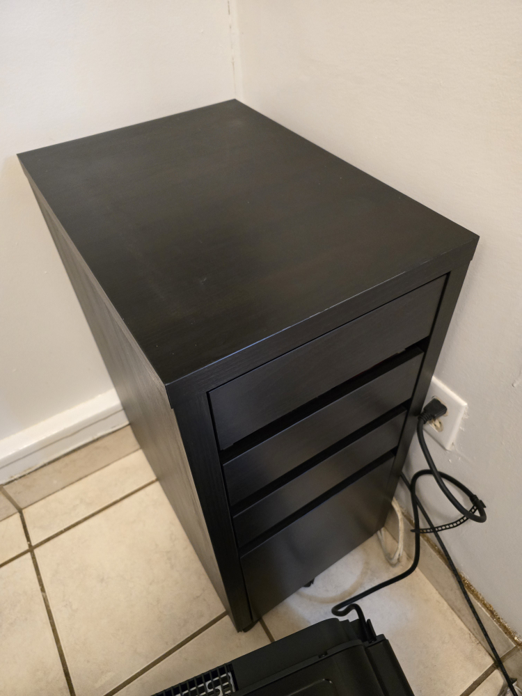 IKEA Black Drawer Unit - photo 2