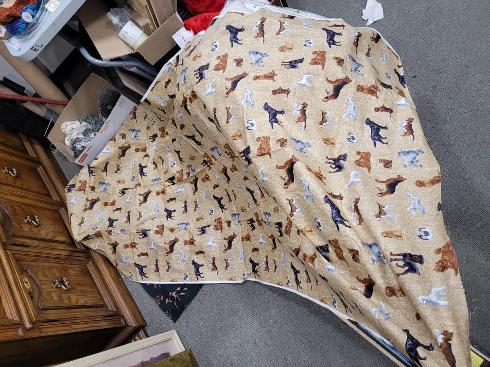 Dog Fabric - maple leafs, cows etc image indicator(3)