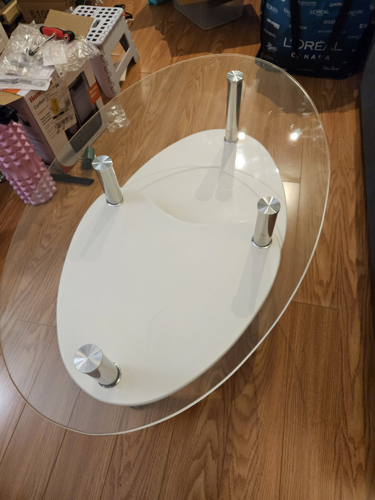 Glass Top Coffee Table - photo 4