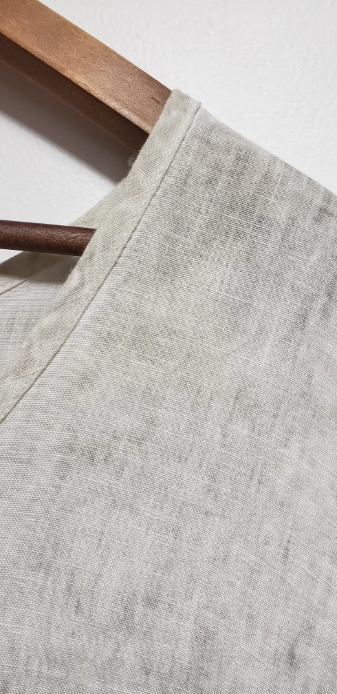 Asymmetrical linen shirt - photo 2
