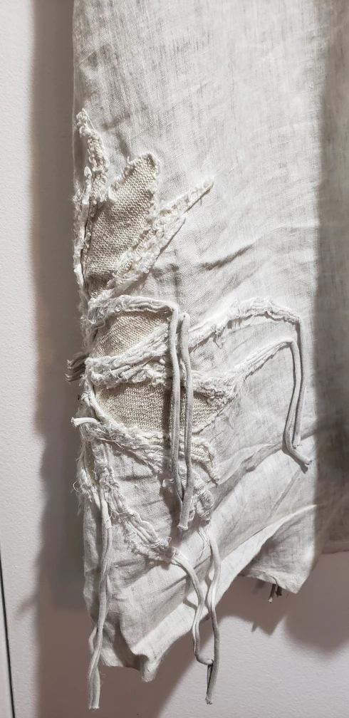 Asymmetrical linen shirt - photo 5