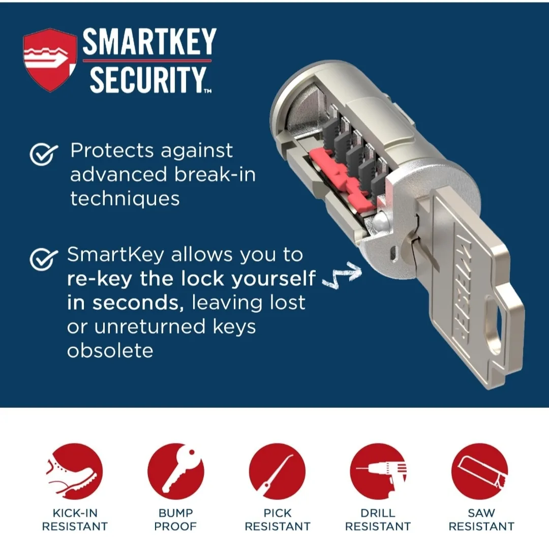 Weiser Deadbolt and Door Knob Combo Pack image indicator(6)