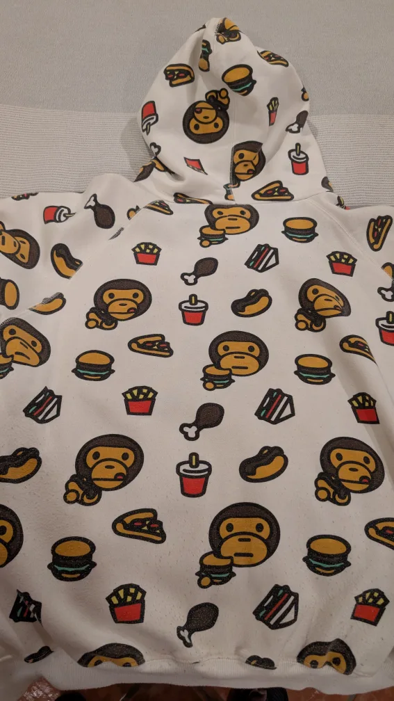 A Bathing Ape Bape Baby Milo Hoodie XL image indicator(2)