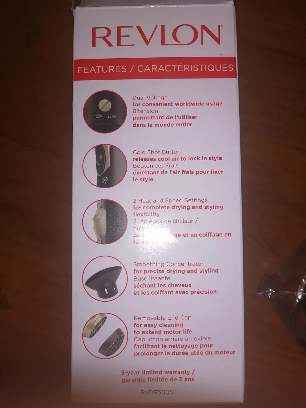 Revlon Hair dryer image indicator(7)