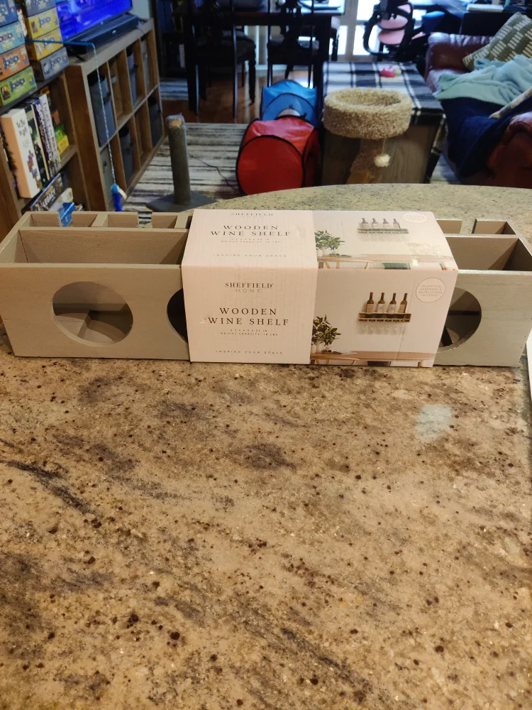 Wooden Wine Shelf image indicator(2)
