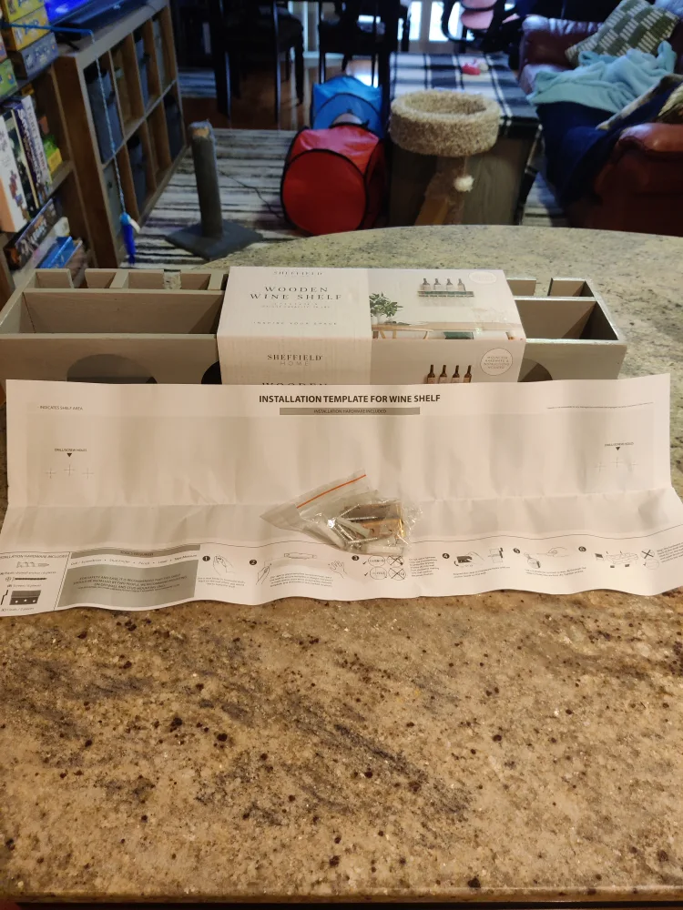 Wooden Wine Shelf image indicator(3)