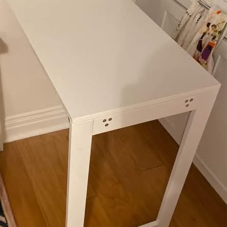 Wall mounted fold-up table