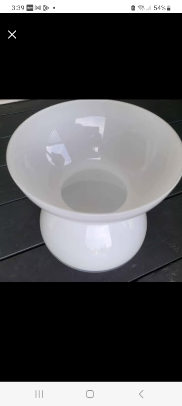 IKEA Vase XL Diabolo Anne Vintage opaline white 2 - photo 5