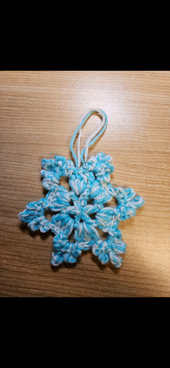 Crochet snowflake
