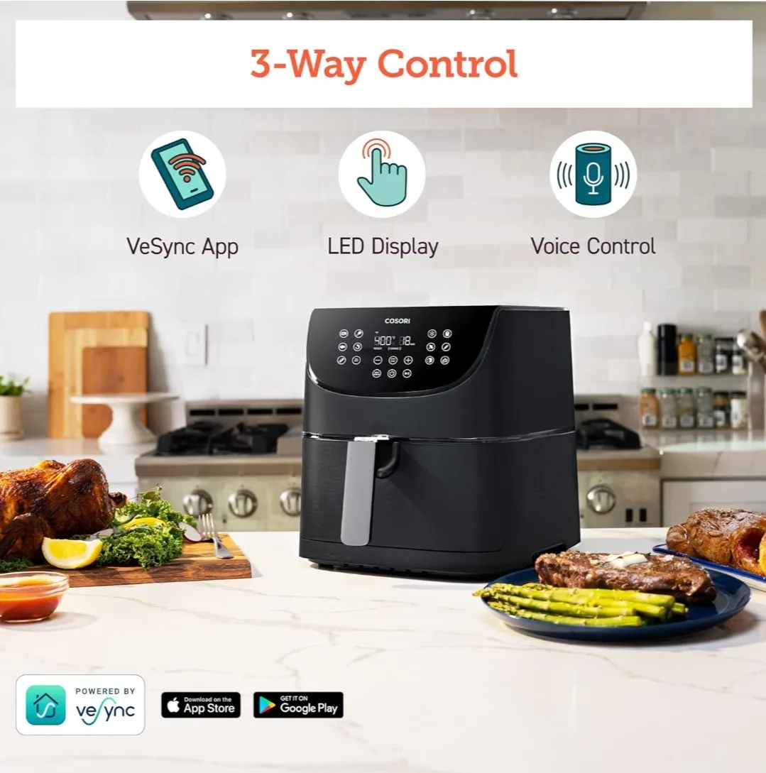 COSORI Air Fryer 5.8QT Pro Gen Smart 11-in-1 Toaster Oven image indicator(5)