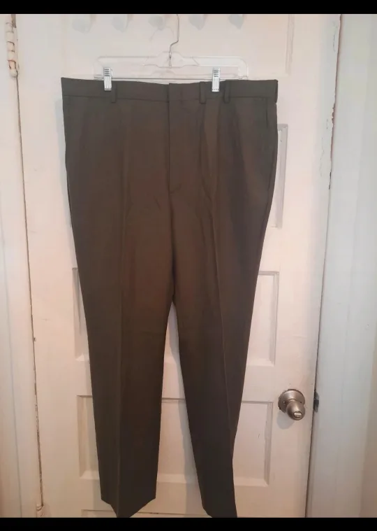 Men's Brown Dress Pants image indicator(2)