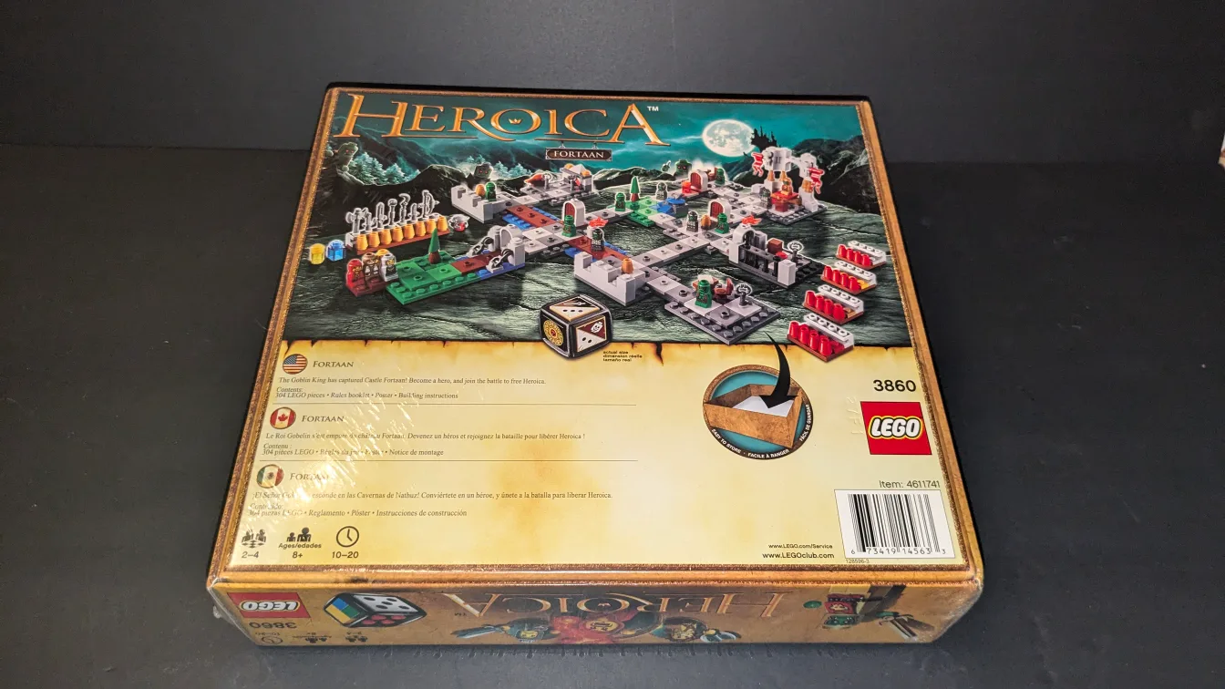LEGO 3860 Heroica: Fortaan Board Game - Collectible - NIB - NRFB image indicator(3)
