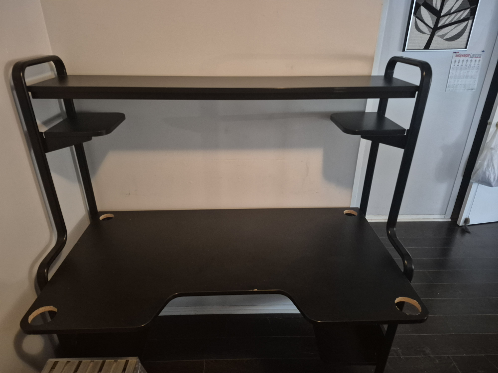 IKEA Galant Desk with hutch - photo 3