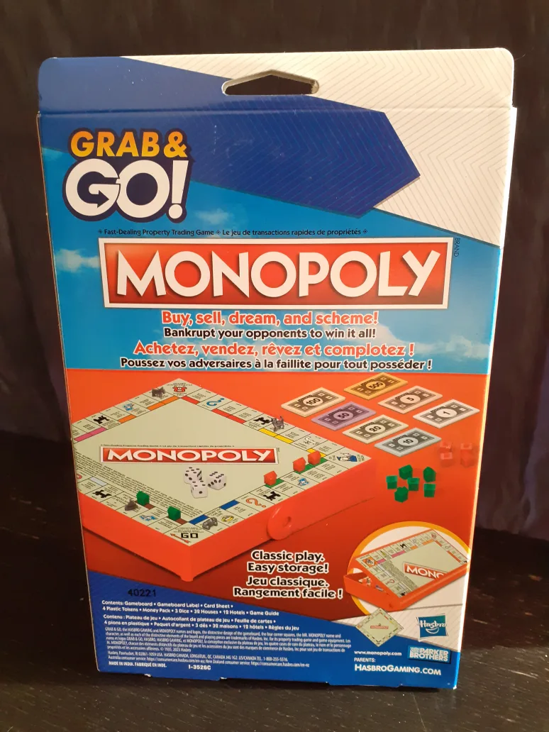 New Monopoly Grab & Go Board Game image indicator(2)