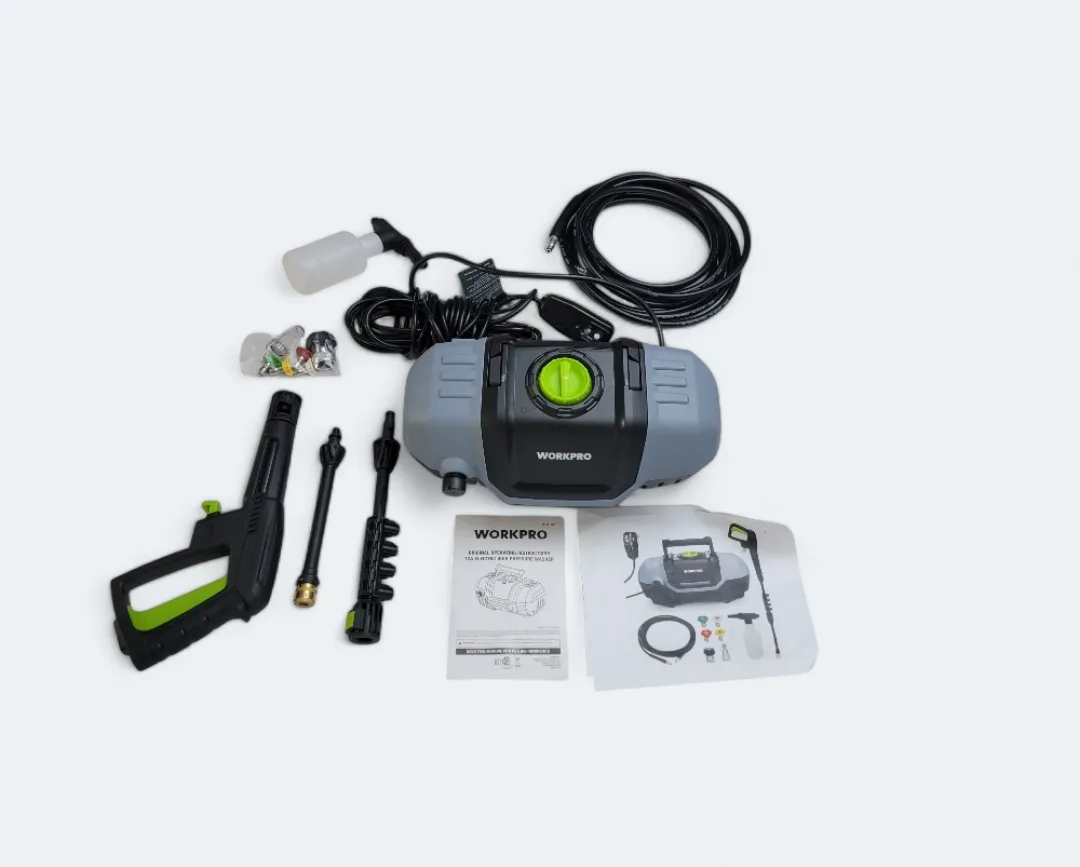 WORKPRO Pressure Washer, 1900 PSI Max 1.8 GPM Max Electric image indicator(8)