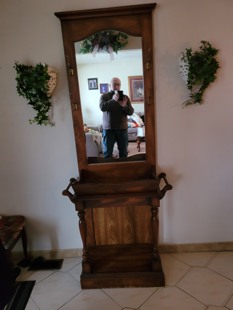Wooden Hall Tree