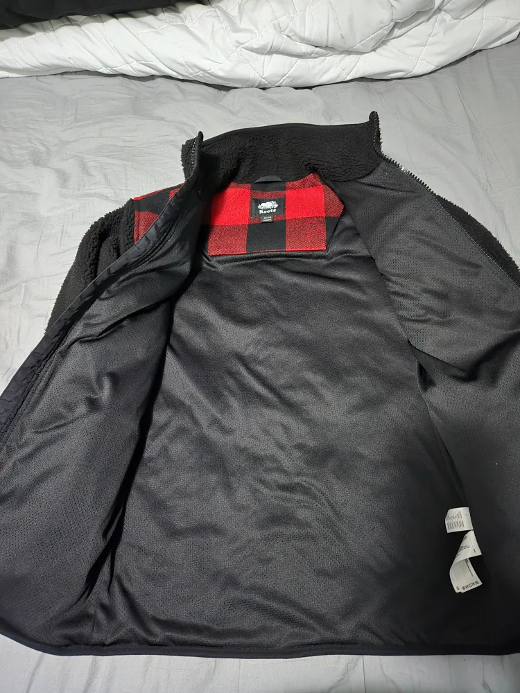 Roots plaid sherpa Jacket men's XS image indicator(2)