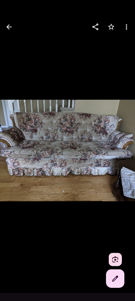 Floral Sofa and  free Armchair Set - photo 2