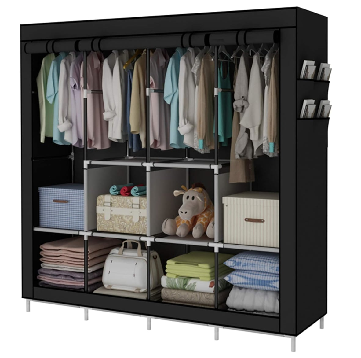 big fabric closet