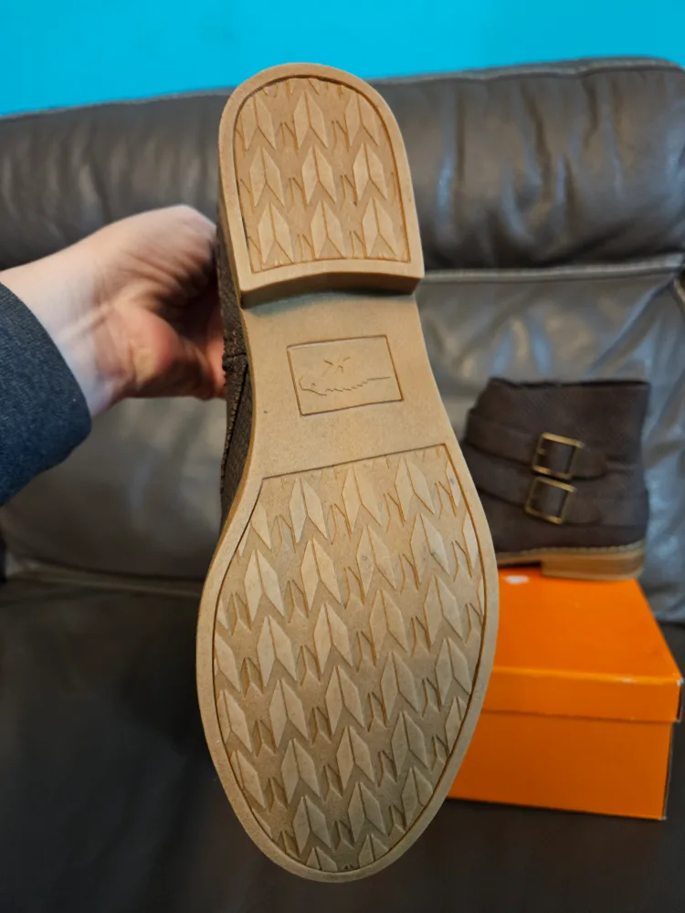 rocket dog women's boots margelsy brown size 7.5 image indicator(6)