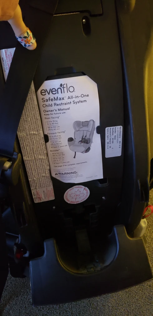 Evenflo SafeMax All-in-One Car Seat - photo 2
