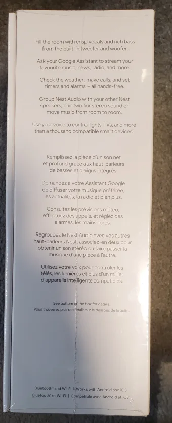 NEW Google Nest Audio Speaker - Sand ( Pink) image indicator(3)