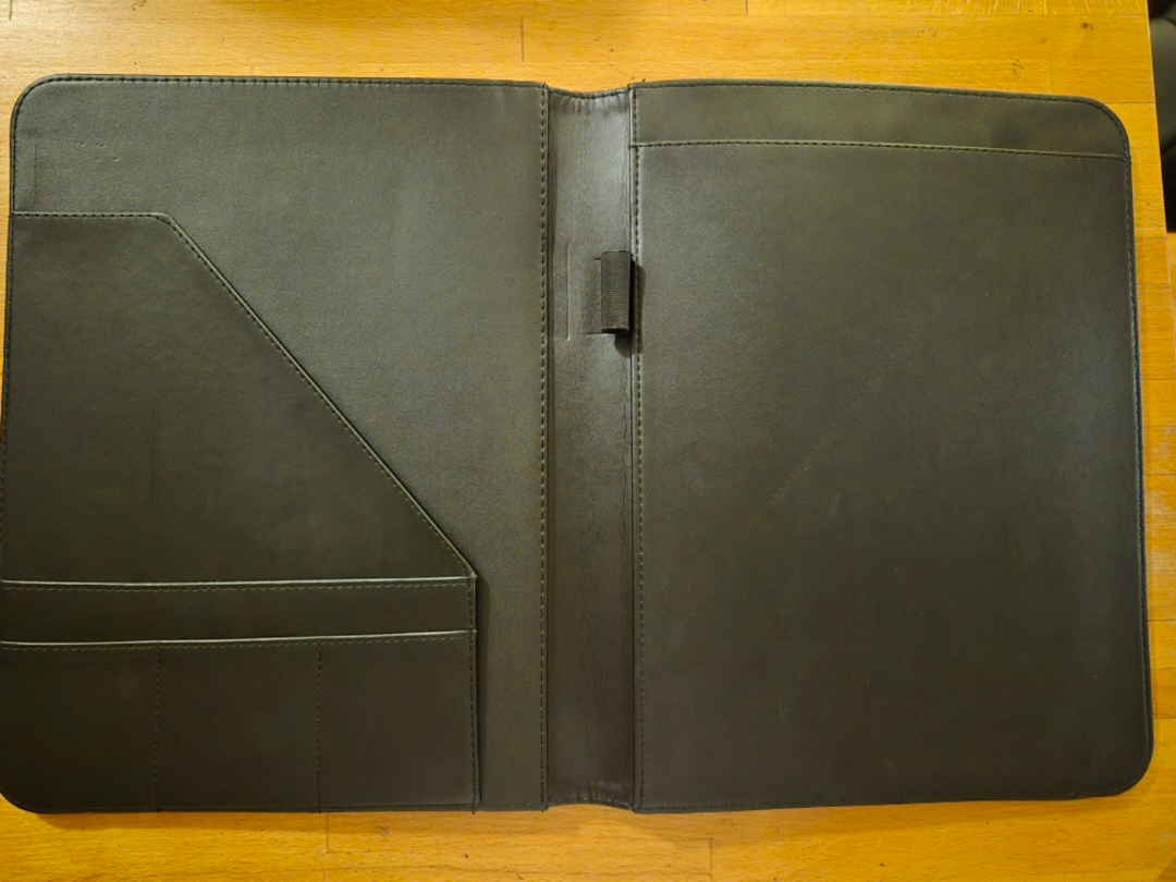 Black Leather A4 Binder - photo 2