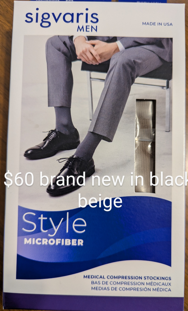 Sigvaris Men's Microfiber Compression Stockings