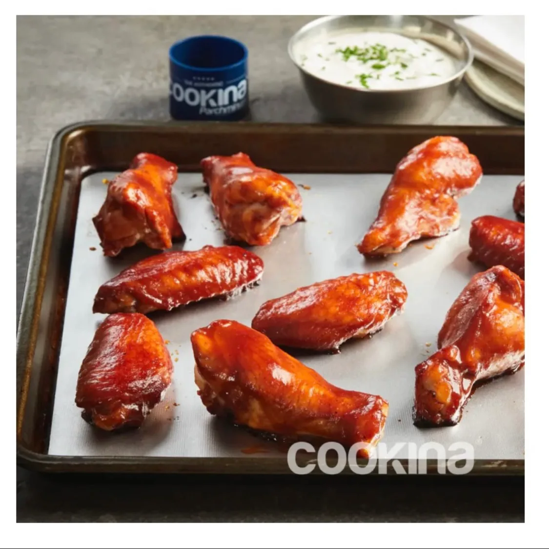 COOKINA Parchminum Reusable Presentation & Cooking Mat Non-Stick image indicator(4)