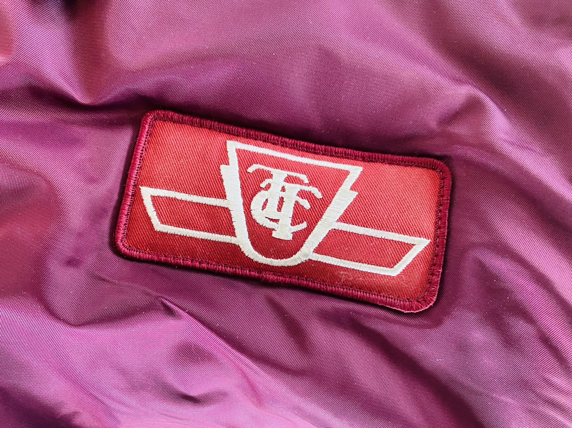 Vintage deadstock 90s Y2K TTC purple parka coat - Drake OVO - photo 3