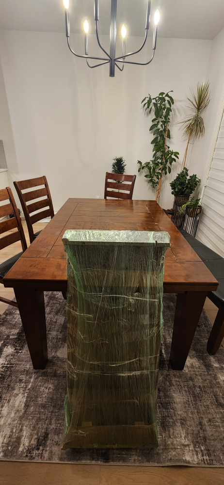 Dining Table Set with Bench and chairs**GOOD CDTN****