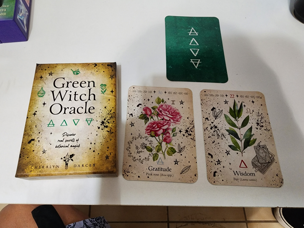 Green Witch Oracle Deck / tarot cards