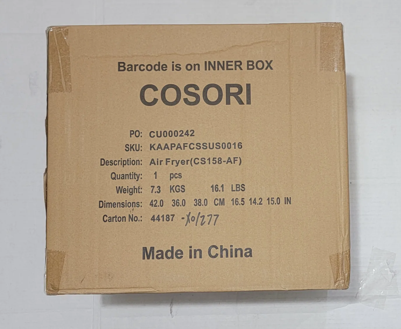 COSORI Air Fryer 5.8QT Pro Gen Smart 11-in-1 Toaster Oven image indicator(2)