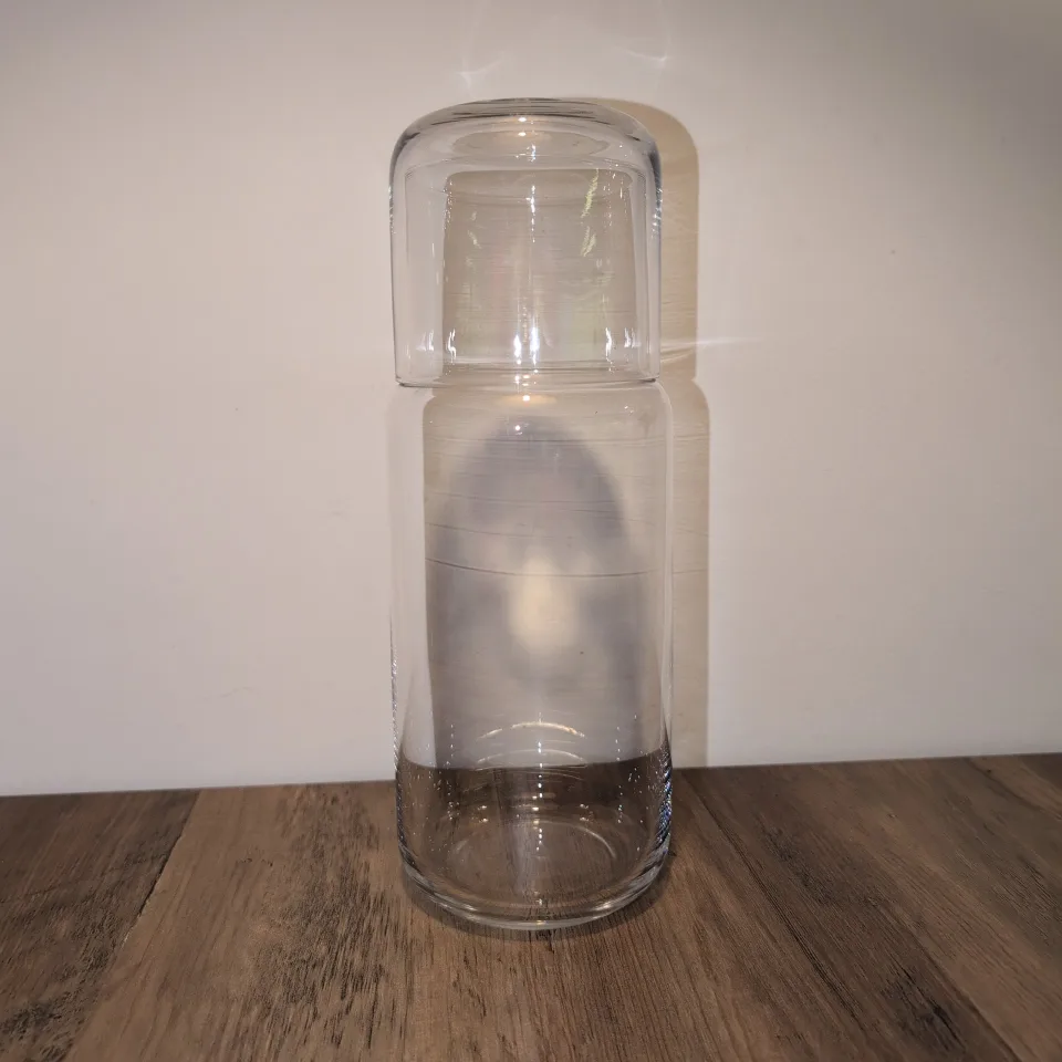 Glass Water Carafe and Tumbler Set image indicator(2)