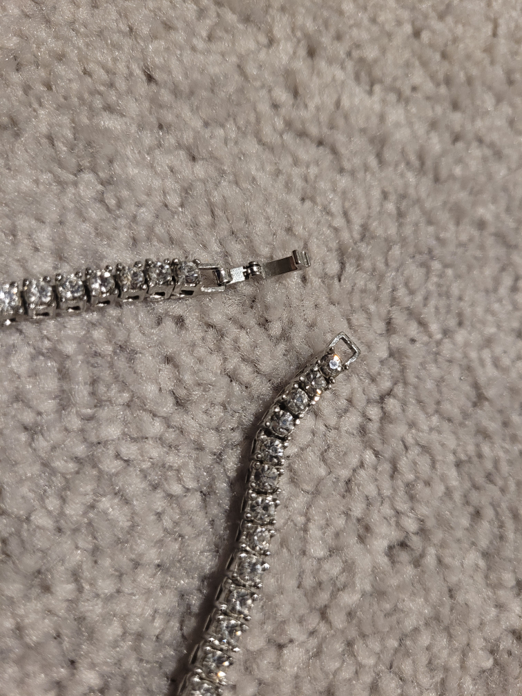 Silver Tennis Chain Necklace - photo 4