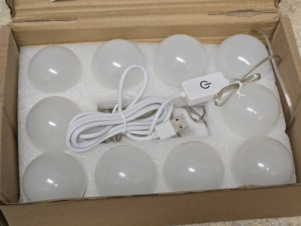 10 Bulbs Vanity Mirror Lights image indicator(2)