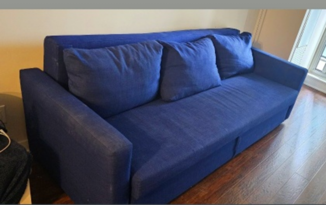 IKEA Blue Sofa Bed - photo 3
