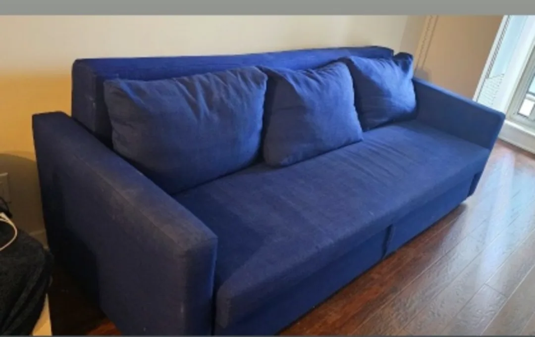 IKEA Blue Sofa Bed image indicator(3)