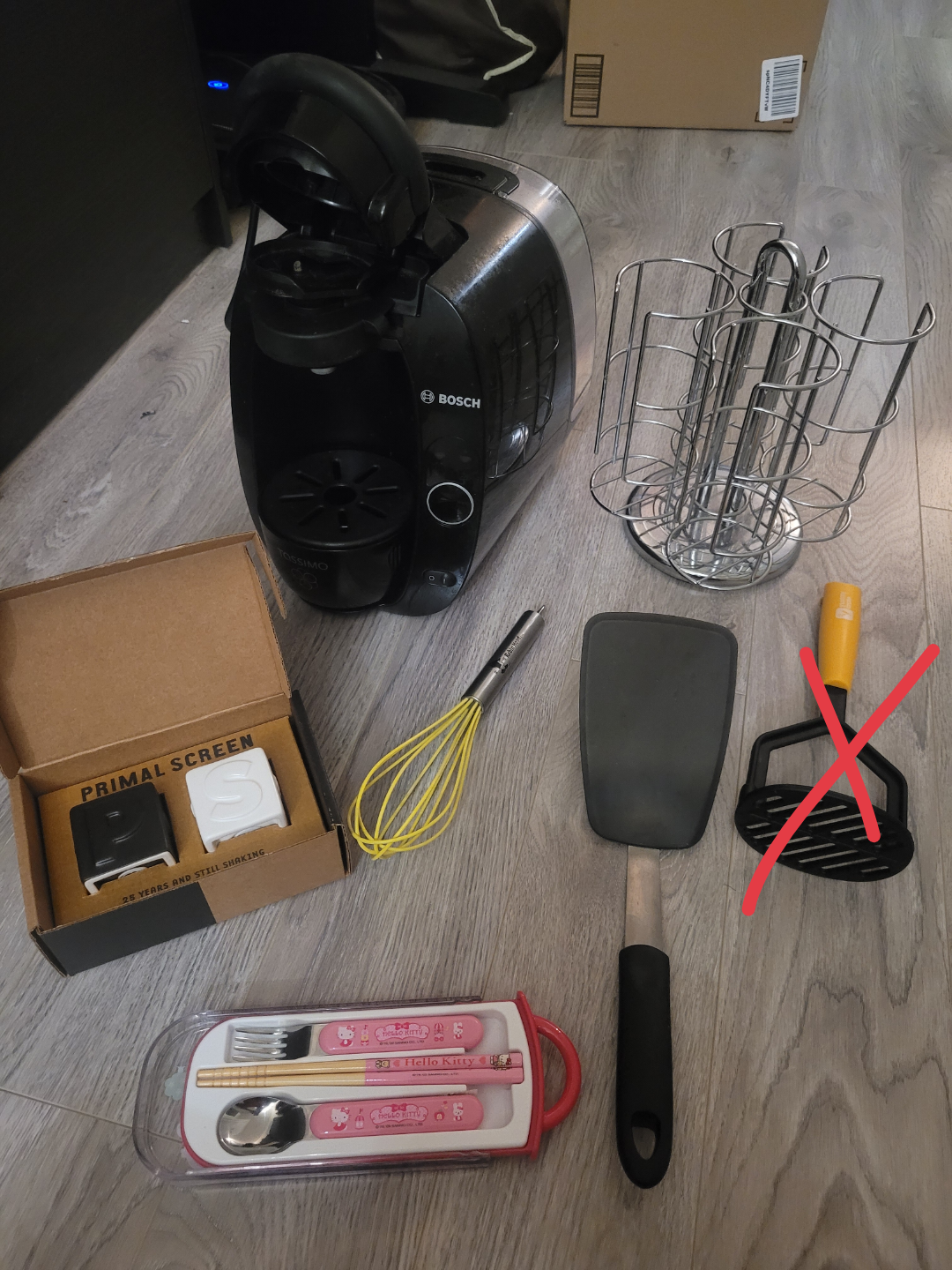 Kitchen Items Bundle - Coffee Maker, Utensils, and More