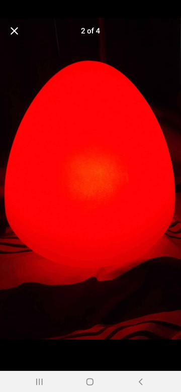 Colour Changing Egg Lamp
