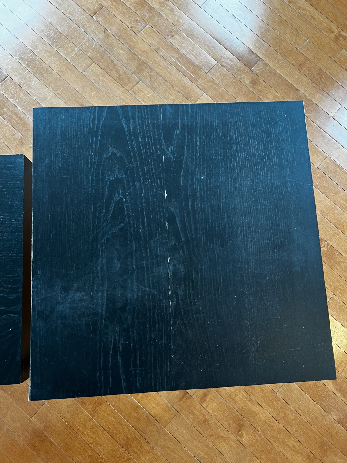 Set of 2 Black Nesting Tables - photo 3