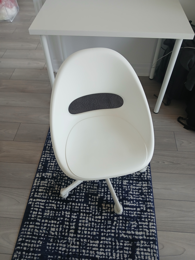 IKEA White Swivel Chair