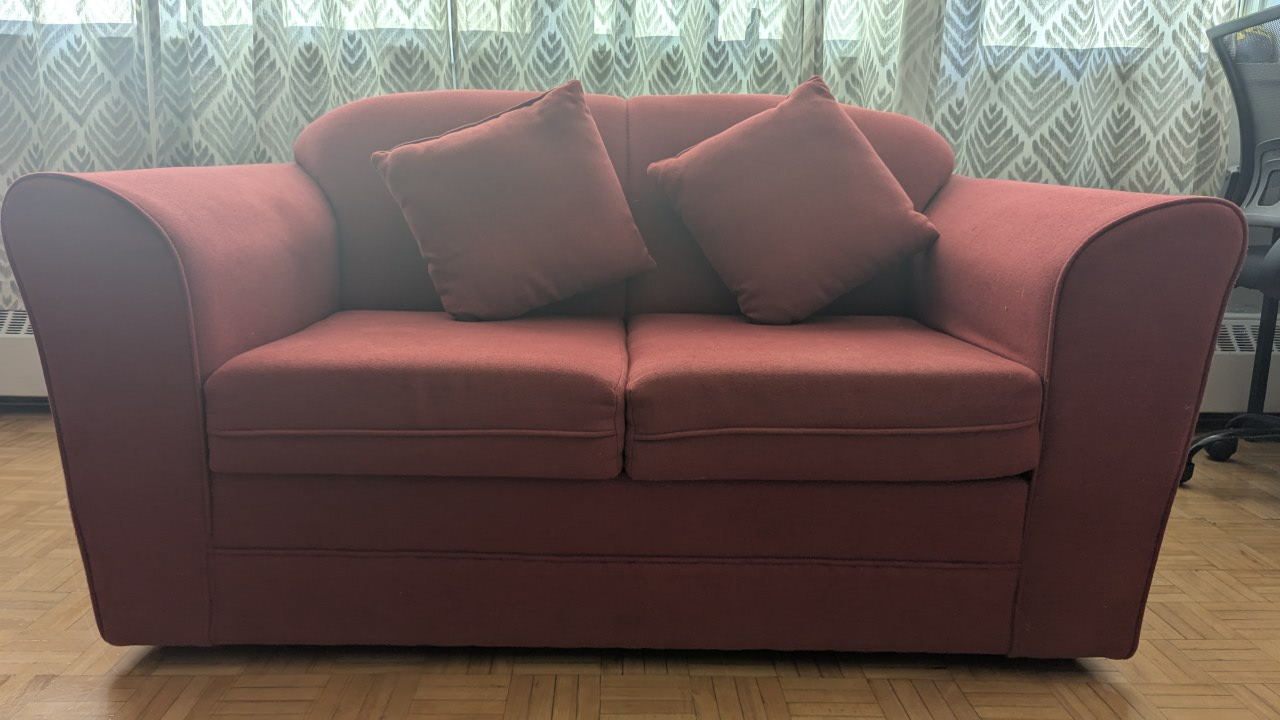 Red Loveseat and Sofa Set for sale - photo 5