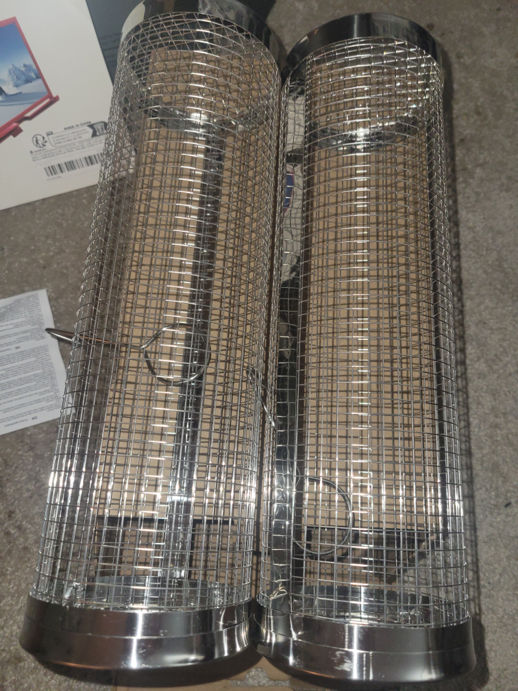 2x Smoker Tubes. BBQ Veggie Cage