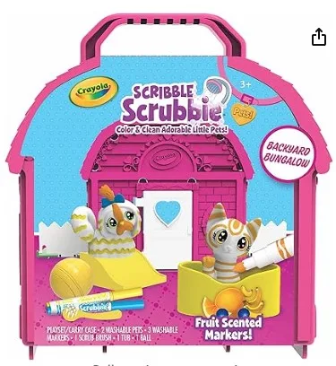 Crayola Scribble Scrubbie Adorable Little Pets BACKYARD PLAYSET image indicator(4)