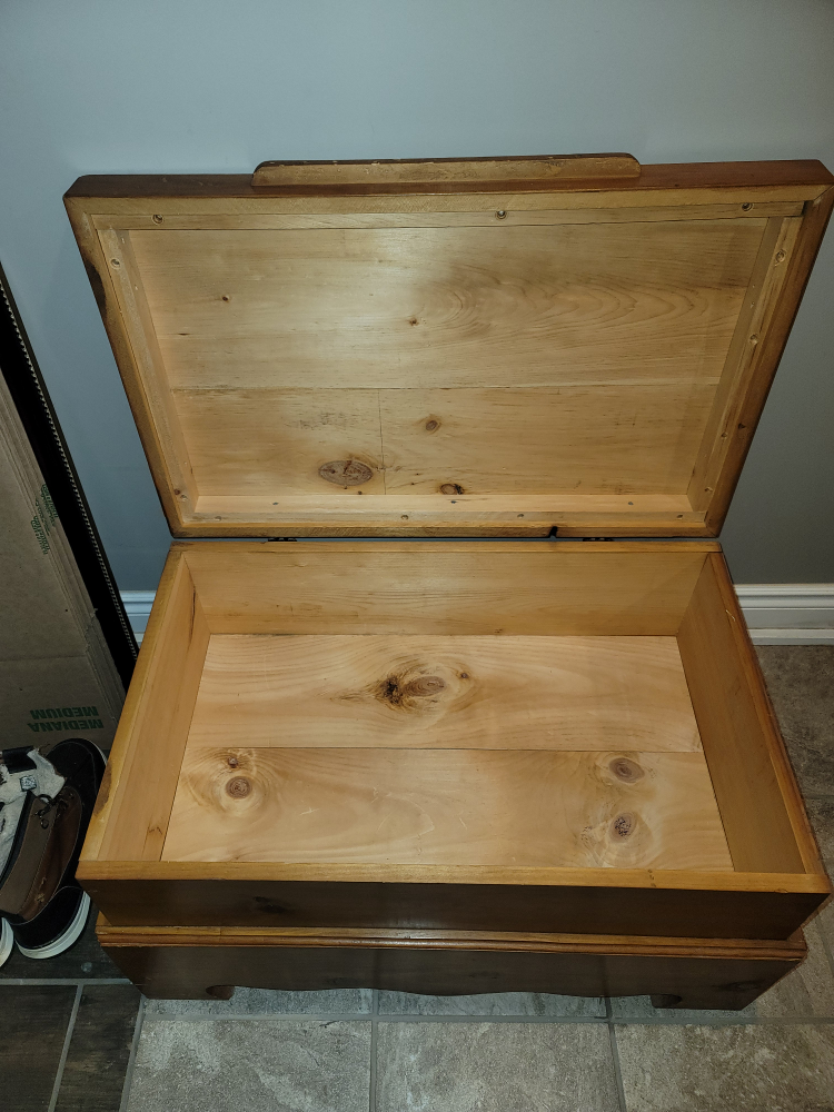 Wooden Storage Chest #freecycle - photo 3