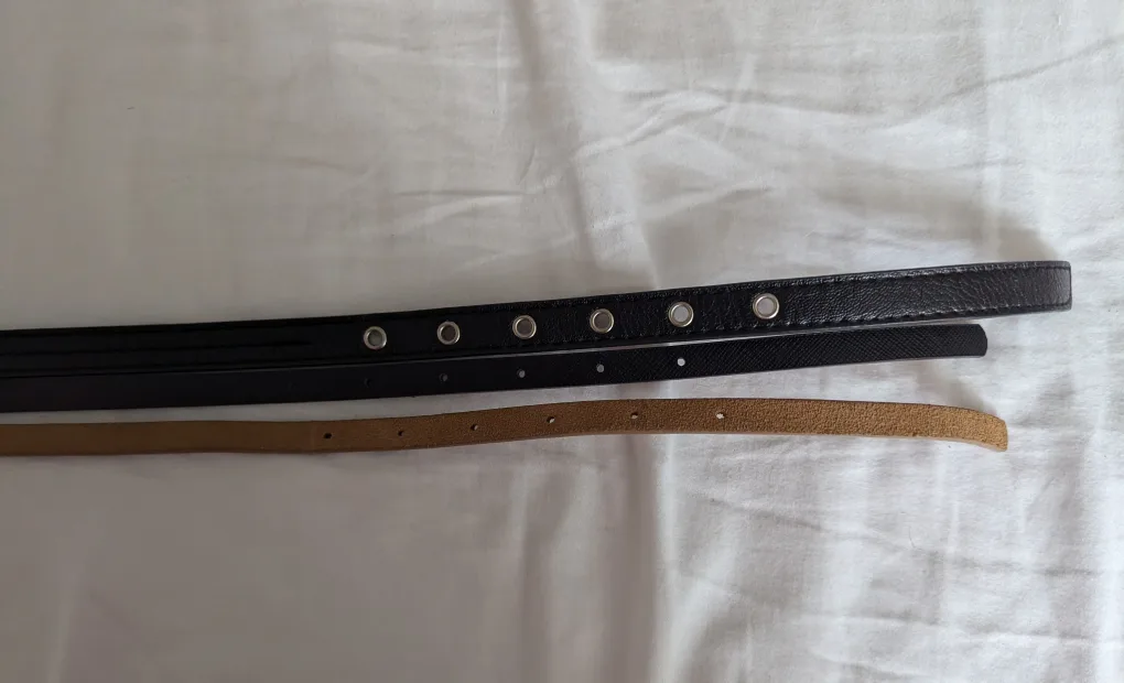 3 Belts - Black and Tan #freecycle image indicator(2)