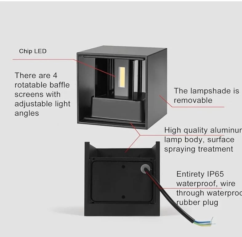 Outdoor Wall Light Fixtures Modern LED Waterproof - photo 2