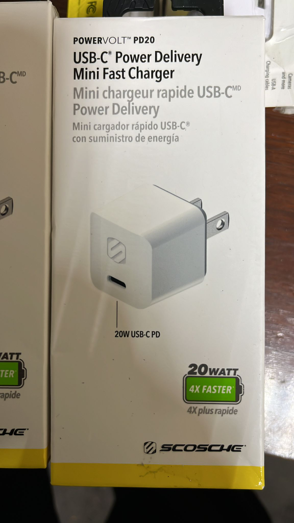 Scosche 20W USB-C Power Delivery Mini Fast Charger
