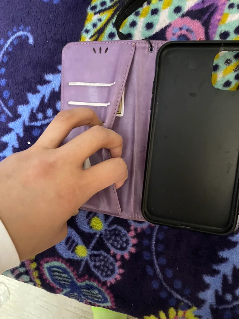 Purple Floral iPhone 11  Case image indicator(3)